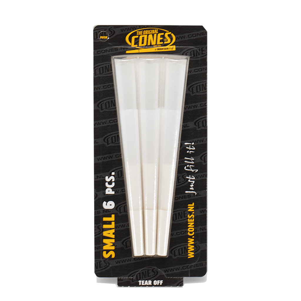 Original Pre Rolled Cones® White Small 1¼ 6pcs. - Display contains 32 blister packs