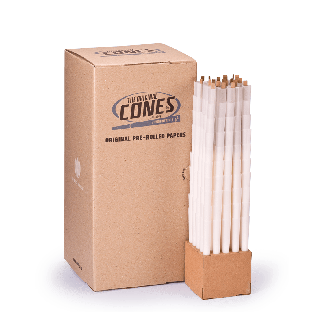 Original Pre Rolled Cones® White King Size 109/20 - Box contains 1000pcs.