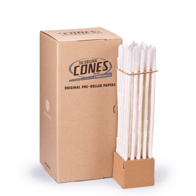 Original Pre Rolled Cones® White Singles 70/26 - La caja contiene 1000 unidades.