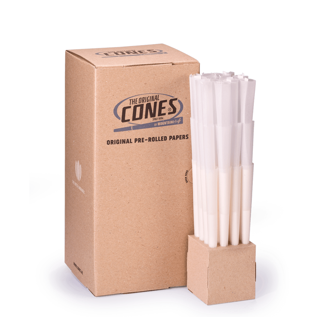 Original Pre Rolled Cones® White Super Sized 180/58mm - Box contains 192pcs.