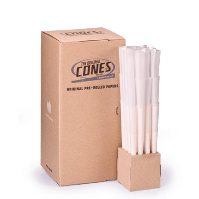 Original Pre Rolled Cones® White Super Sized 180/58mm - Box contains 192pcs.