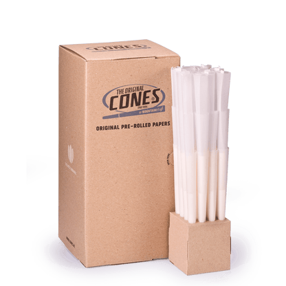 Original Pre Rolled Cones® White Super Sized 180/58mm - Box contains 192pcs.