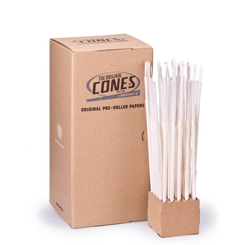 Original Pre Rolled Cones® White Reefer 109/40 – Box enthält 500 Stück.