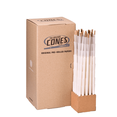 Original Pre Rolled Cones® Weiß Klein 98/26 – Box enthält 800 Stück.