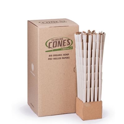 Bio Organic Hemp Pre Rolled Cones® Hemp King Size 109/26 - Box contains 800pcs.
