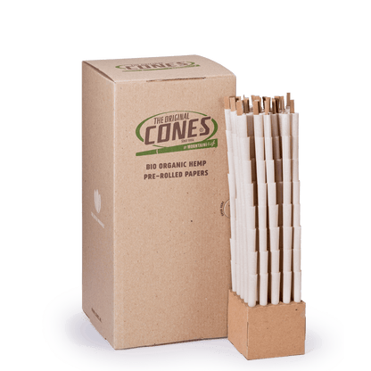 Bio Organic Hemp Pre Rolled Cones® Hemp Small 98/26 - Box contains 800pcs.