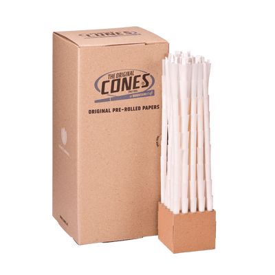 Original Pre Rolled Cones® Weiß Klein 1¼ 84/26 - Box enthält 900 Stück.