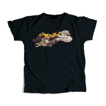 T-Shirt Unisex - Schwarz - Lady Cone - Größe M