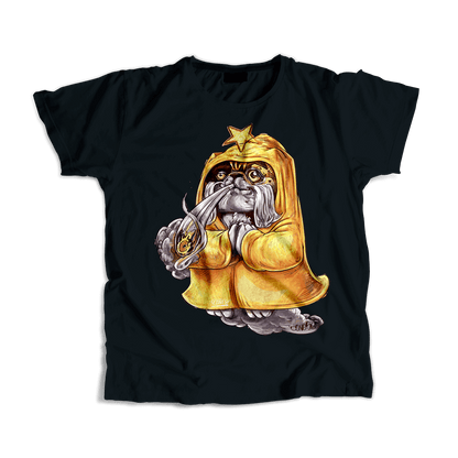 T-shirt unisex - Black - Panda Tiger - Size L