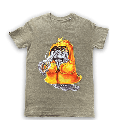 T-shirt unisex - Sand - Panda Tiger - Size L